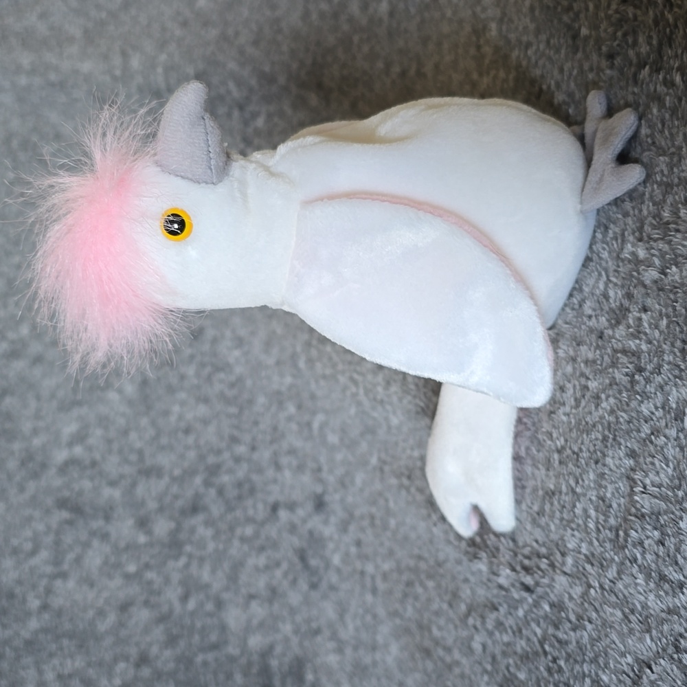 Kuku 🦜Ty Beanie Baby Cockatoo Bird 🦜 Gift, Kids Toy Collectible, NWT - Picture 8 of 10